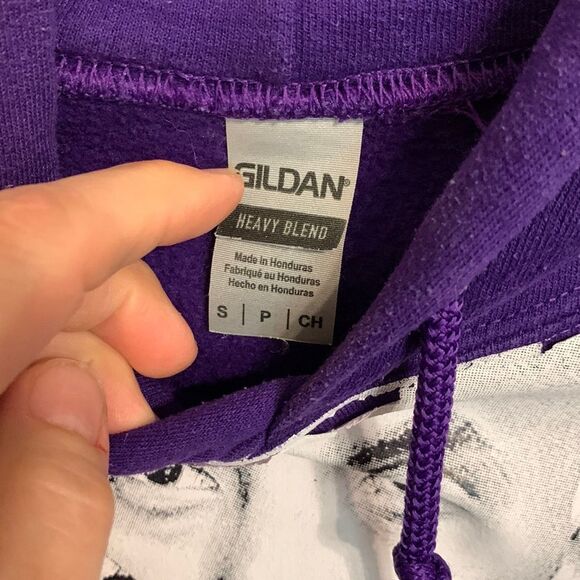 Kobe Bryant | Legend Men’s Purple Graphic Snake Hoodie Sweatshirt Size S - Picture 5 of 5